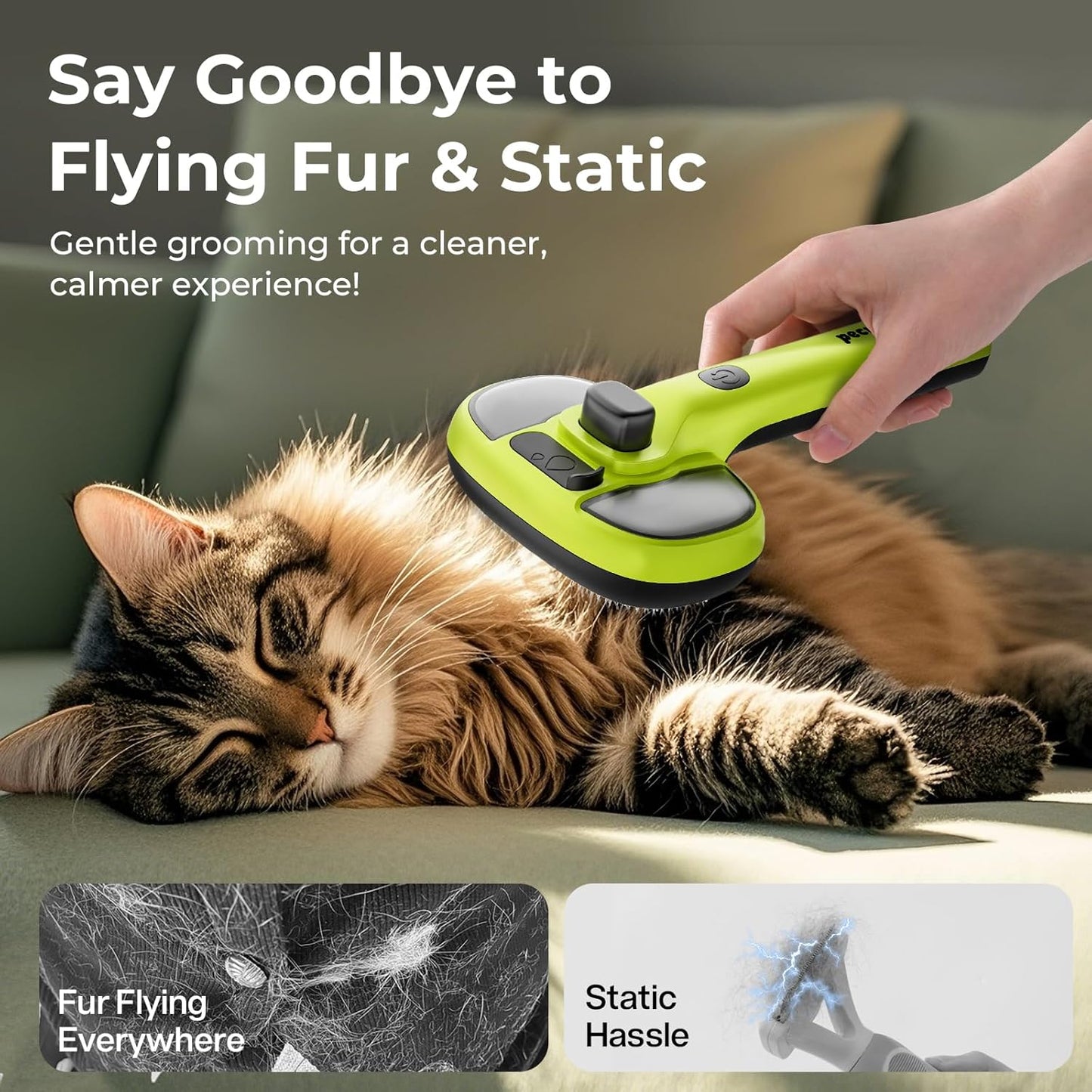Steam Groom Pro Pet Brush