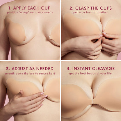Kakee Instant Silicone Cleavage Lift Bra
