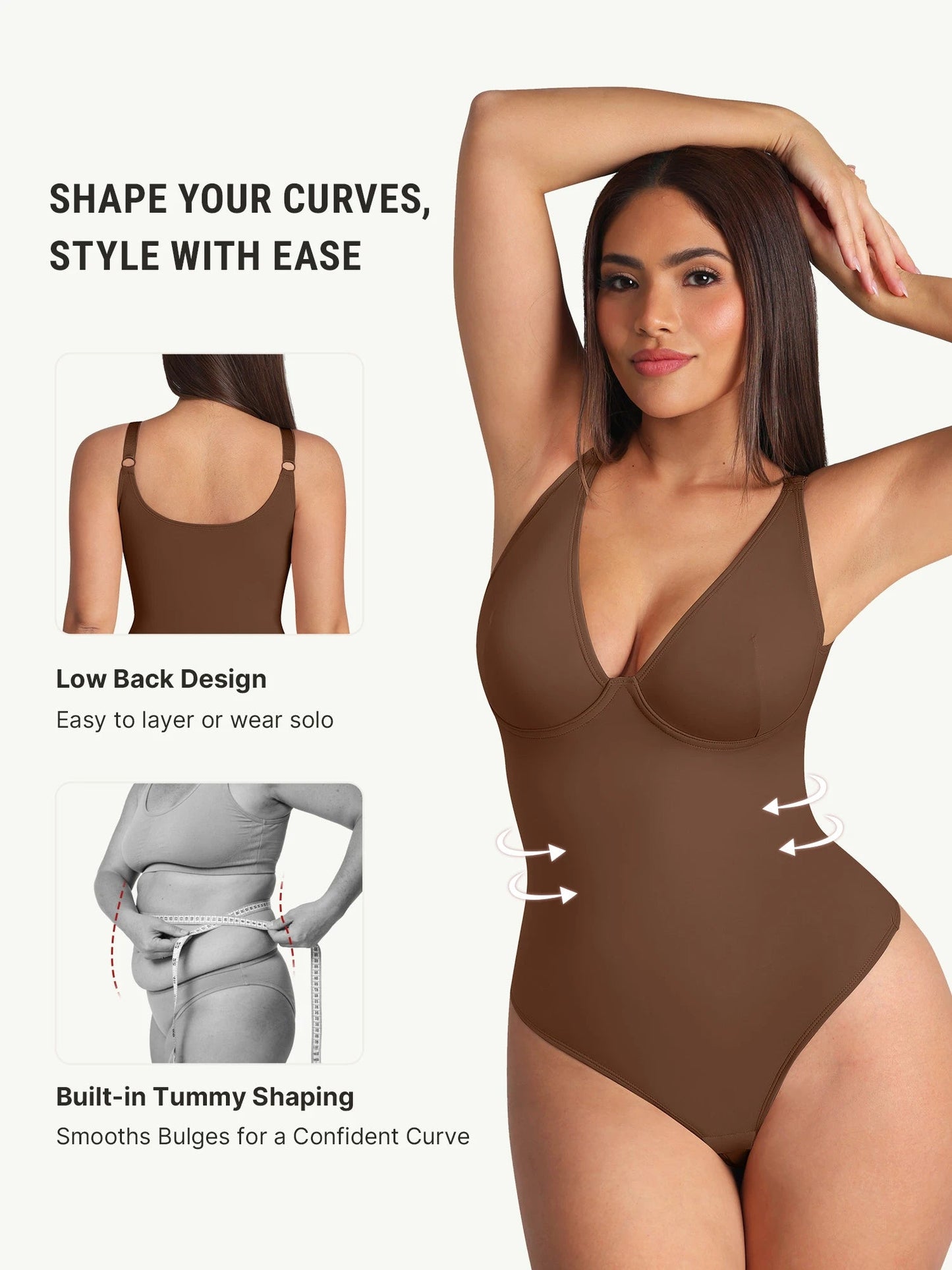 SculptFit V-Neck Shaper