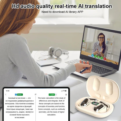 TravelTalk Pro Real Time Translator Earbuds