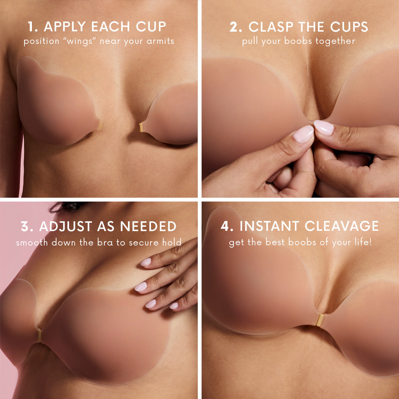 Kakee Instant Silicone Cleavage Lift Bra