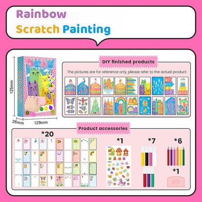 Rainbow Scratch Art Set