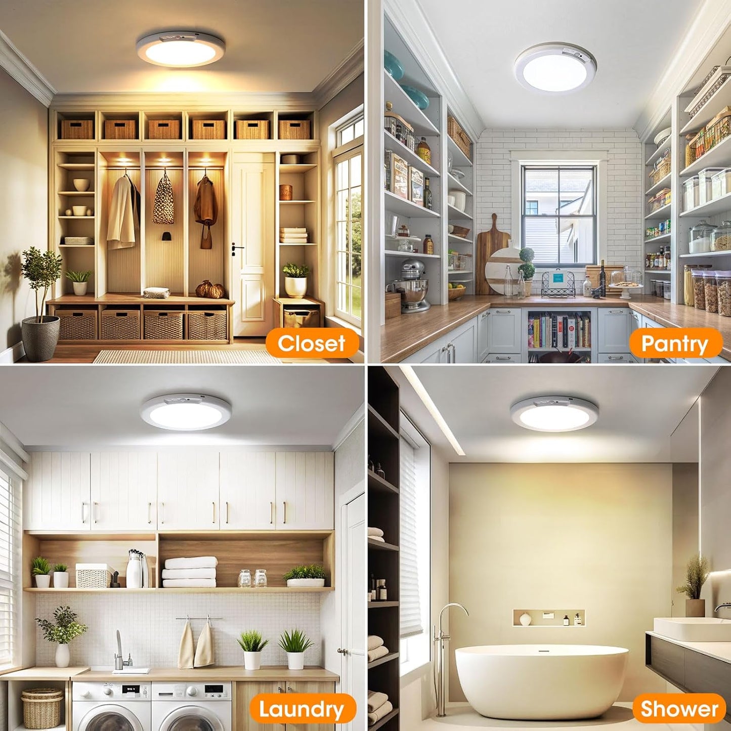 Magnetic Motion Ceiling Light