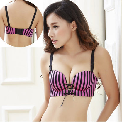 LaceUp Lift PushUp Bra