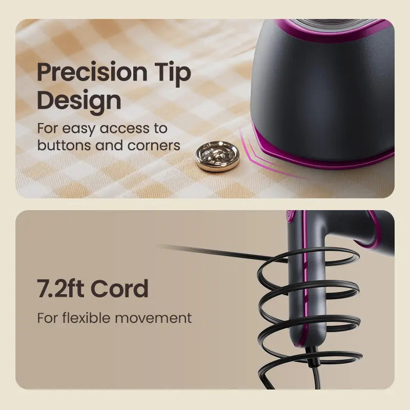 PocketPro Compact Travel Steamer Iron