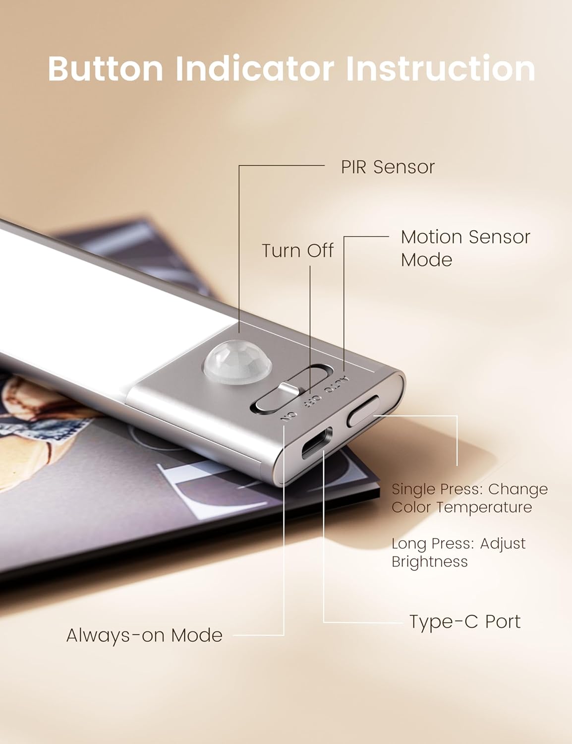 MotionStick - Portable Sensor Light (Set of 2)