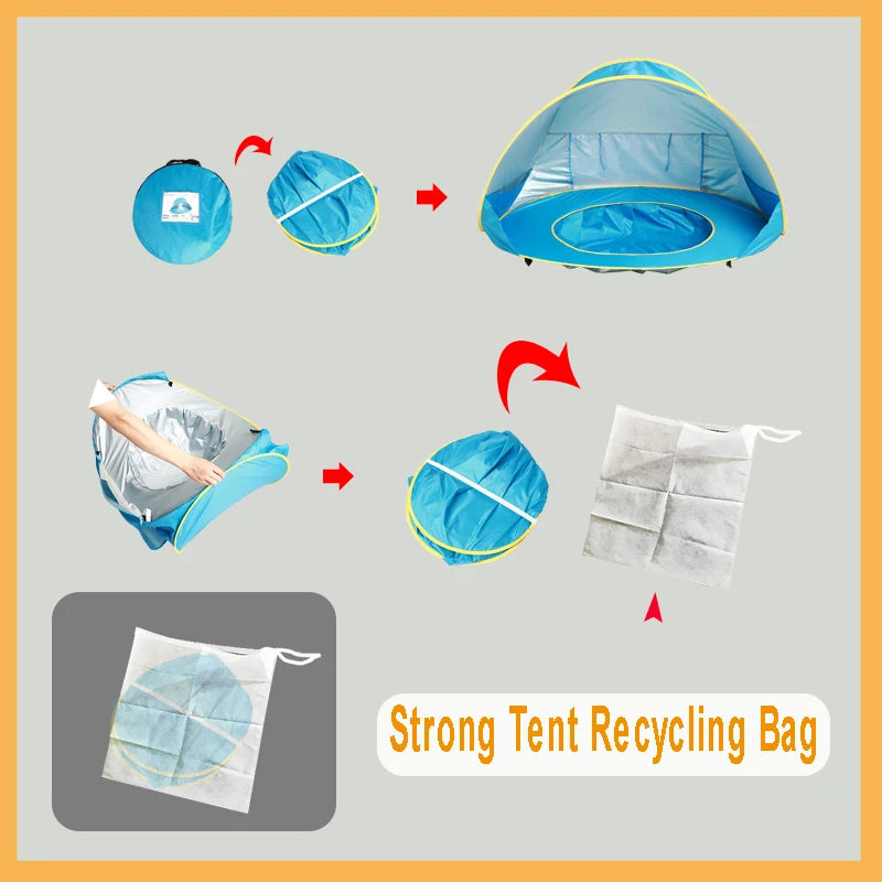 Sunny Pop-Up Baby Beach Play Tent