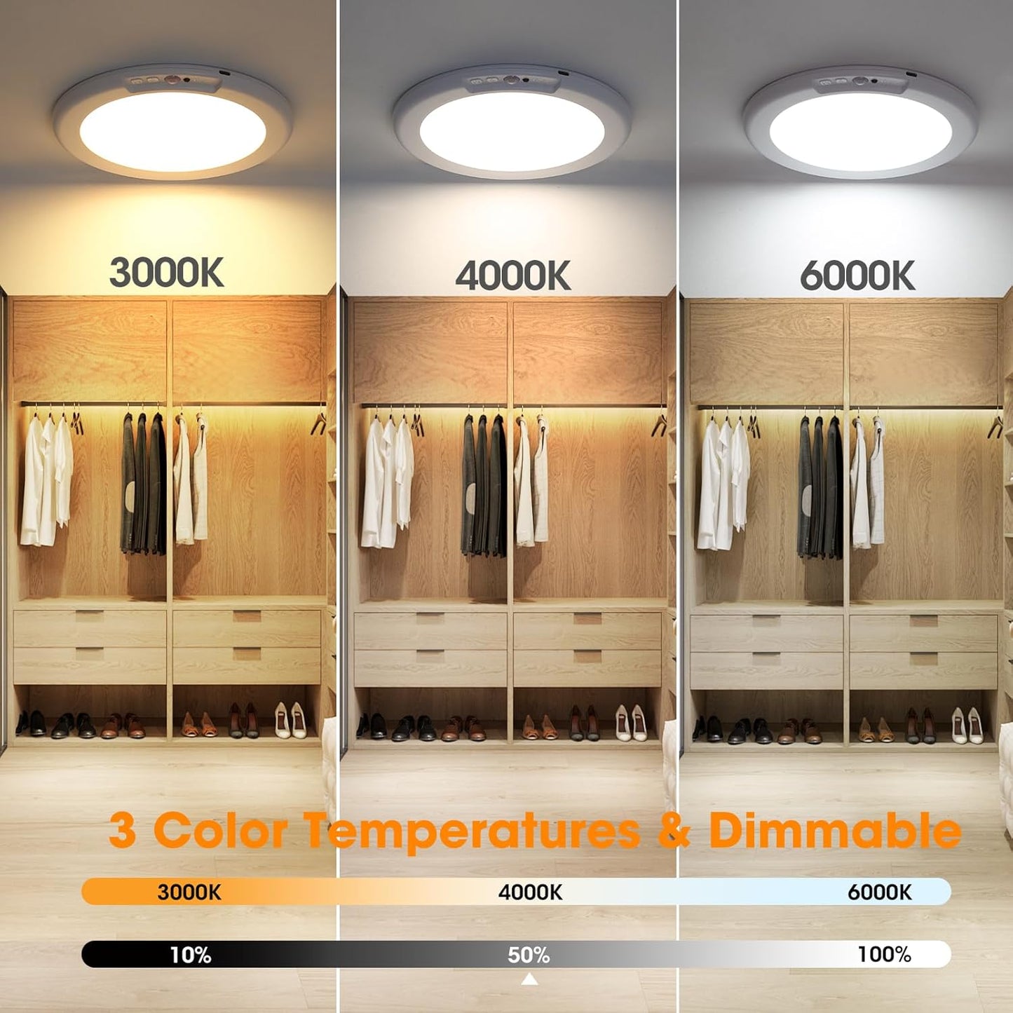 Magnetic Motion Ceiling Light