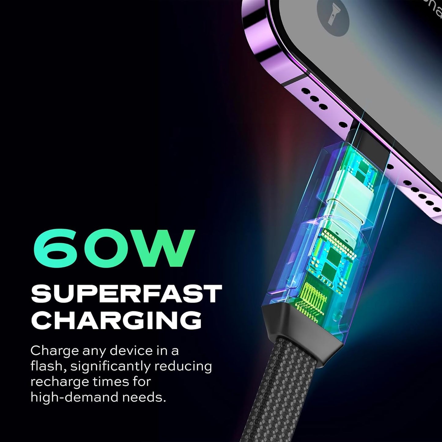 HexCharge Keychain Cable