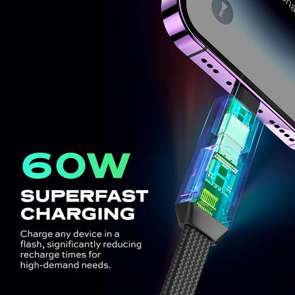 HexCharge Keychain Cable