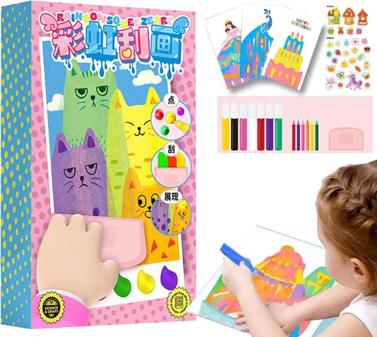 Rainbow Scratch Art Set
