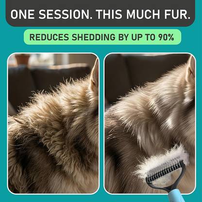 DualSided Pet Grooming Comb